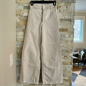 Zara Sailor Wide Leg Jeans